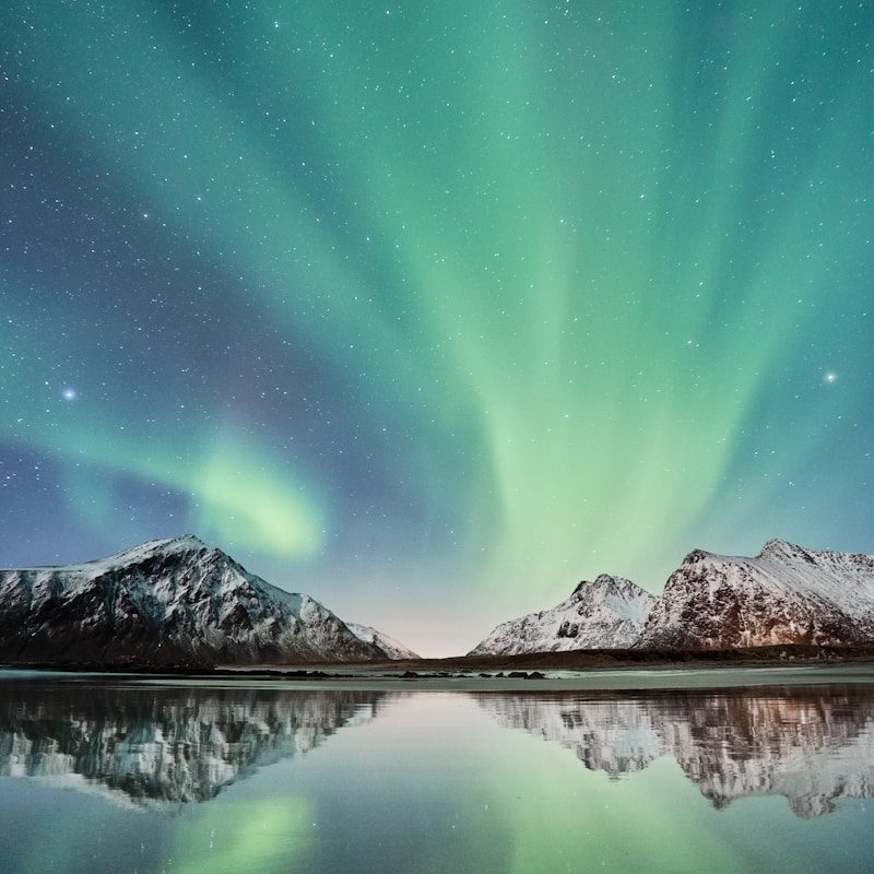 landscape photo of mountains near lake wallpaper